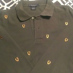Rare daniel cremieux monogram shirt sz. L